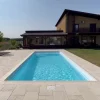 Piscina ingropata Black Eye ABS + PMMA 11.7 x 3.7 x 1.5 m + sistem complet de accesorii